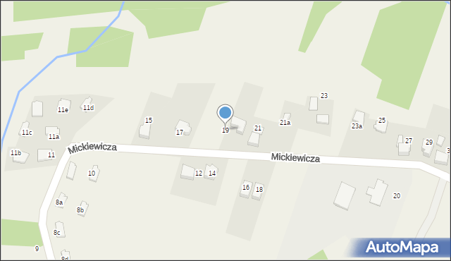 Gorzyce, Mickiewicza Adama, 19, mapa Gorzyce