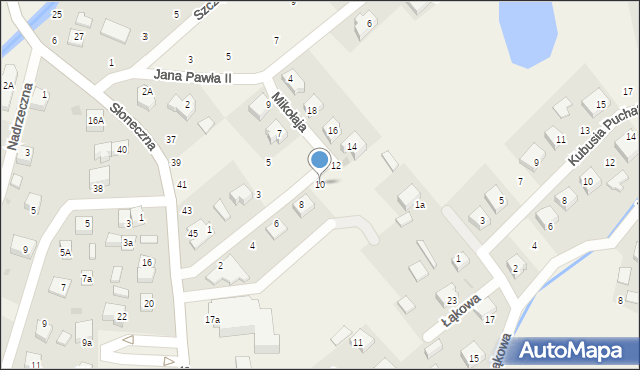 Gościcino, Mikołaja, 10, mapa Gościcino