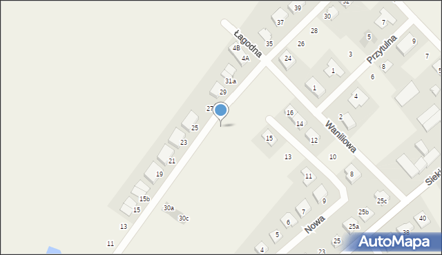 Gowarzewo, Miła, 34c, mapa Gowarzewo