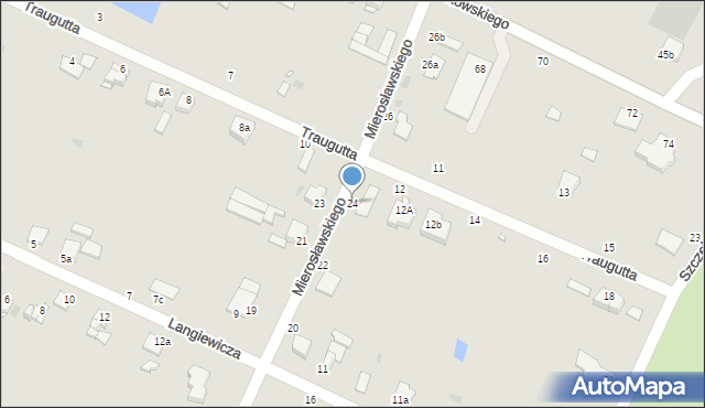 Grudziądz, Mierosławskiego Ludwika, gen., 24, mapa Grudziądza