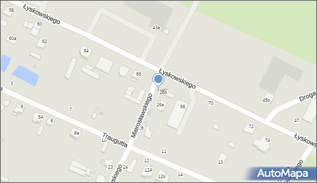 Grudziądz, Mierosławskiego Ludwika, gen., 28, mapa Grudziądza