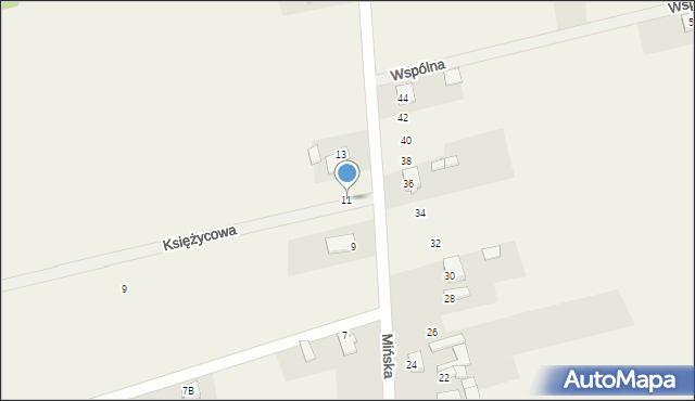 Grzebowilk, Mińska, 11, mapa Grzebowilk