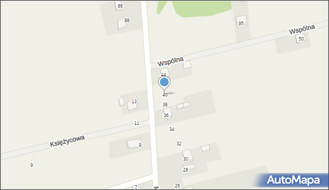 Grzebowilk, Mińska, 40, mapa Grzebowilk