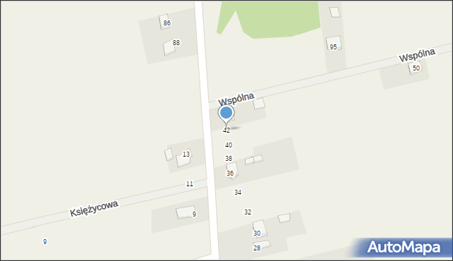 Grzebowilk, Mińska, 42, mapa Grzebowilk