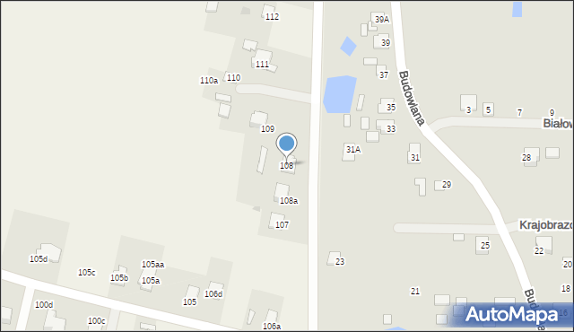 Horodyszcze, Miętowa, 43, mapa Horodyszcze