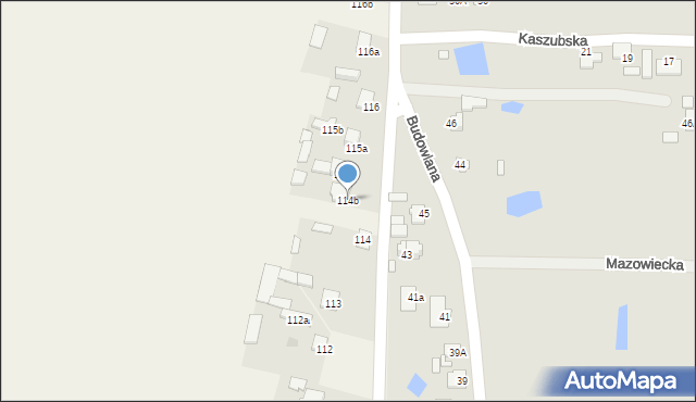 Horodyszcze, Miętowa, 59, mapa Horodyszcze