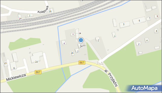 Horyniec-Zdrój, Mickiewicza Adama, 2A, mapa Horyniec-Zdrój