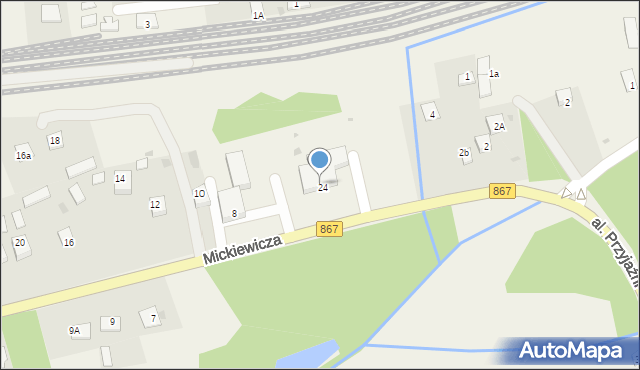 Horyniec-Zdrój, Mickiewicza Adama, 6, mapa Horyniec-Zdrój