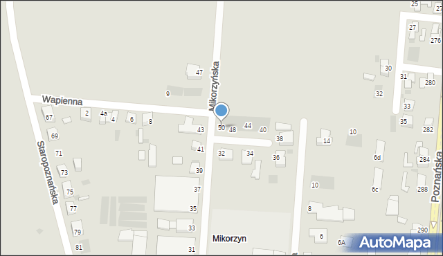 Inowrocław, Mikorzyńska, 50, mapa Inowrocławia