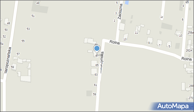 Inowrocław, Mikorzyńska, 67, mapa Inowrocławia