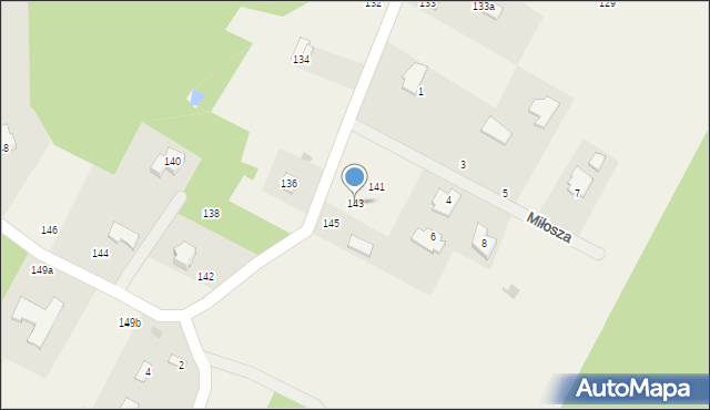 Janów, Mickiewicza Adama, 143, mapa Janów