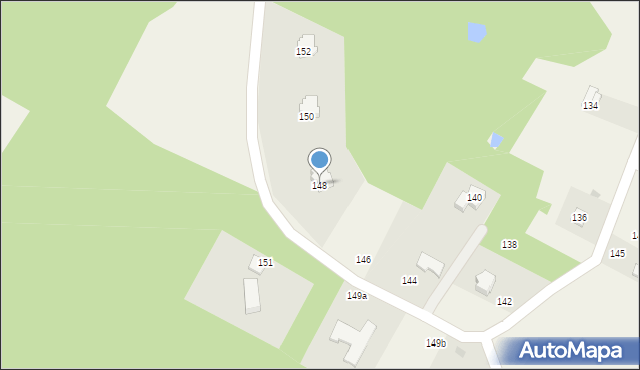 Janów, Mickiewicza Adama, 148, mapa Janów