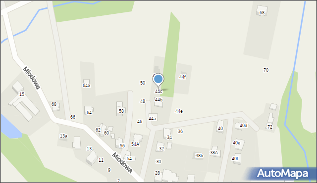 Janowice, Miodowa, 44c, mapa Janowice