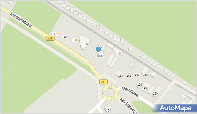 Jastarnia, Mickiewicza Adama, 132A, mapa Jastarnia