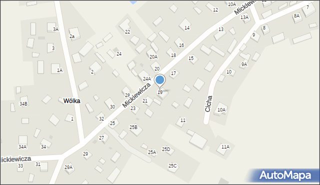 Jastkowice, Mickiewicza Adama, 19, mapa Jastkowice