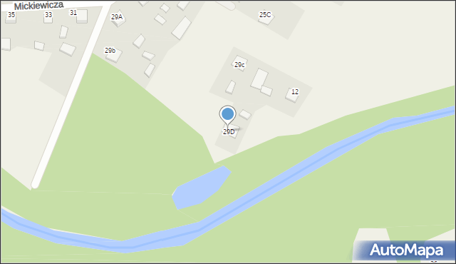 Jastkowice, Mickiewicza Adama, 29D, mapa Jastkowice
