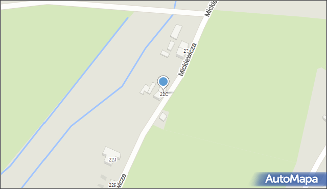 Jastrowie, Mickiewicza Adama, 22C, mapa Jastrowie