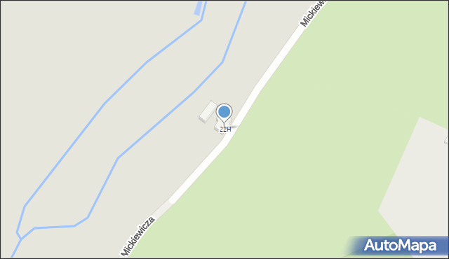 Jastrowie, Mickiewicza Adama, 22H, mapa Jastrowie