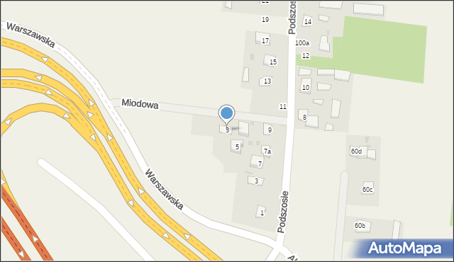 Jedlanka, Miodowa, 3, mapa Jedlanka