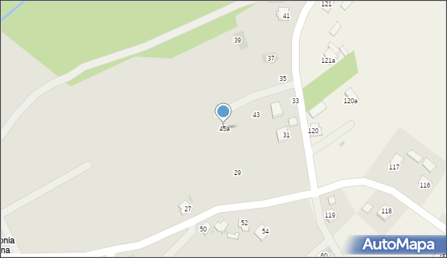 Jedlicze, Mickiewicza Adama, 45a, mapa Jedlicze