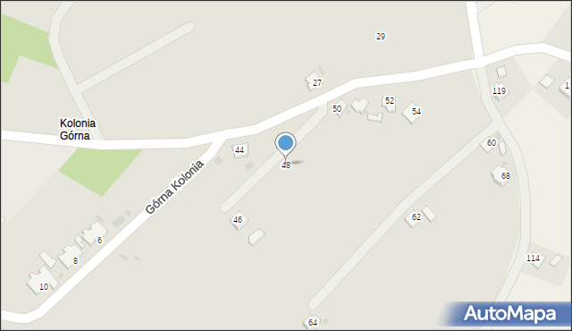 Jedlicze, Mickiewicza Adama, 48, mapa Jedlicze