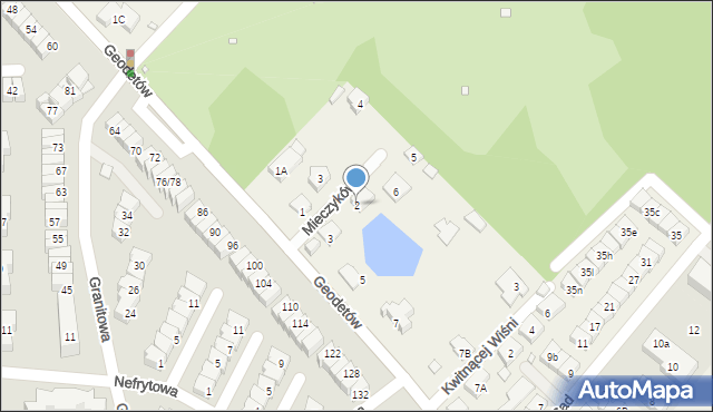 Józefosław, Mieczyków, 2, mapa Józefosław