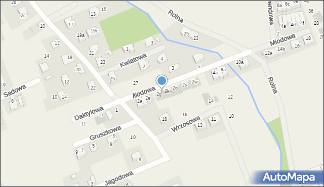 Kamieniec Wrocławski, Miodowa, 2j, mapa Kamieniec Wrocławski