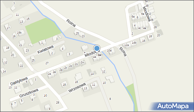 Kamieniec Wrocławski, Miodowa, 6b, mapa Kamieniec Wrocławski