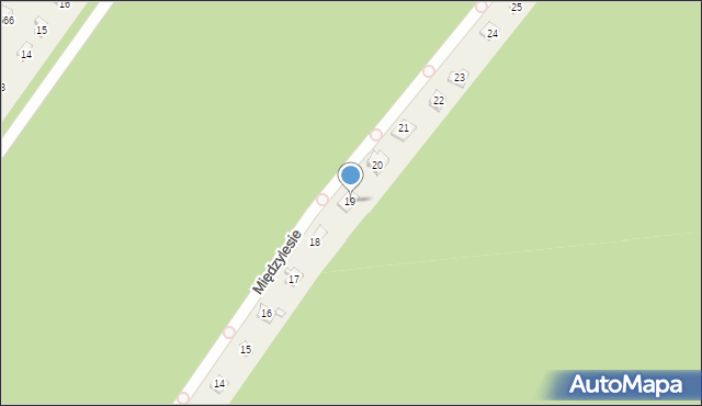 Kamińsko, Międzylesie, 19, mapa Kamińsko