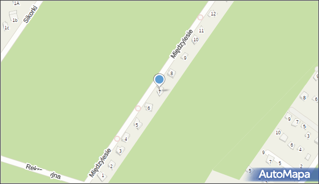 Kamińsko, Międzylesie, 7, mapa Kamińsko