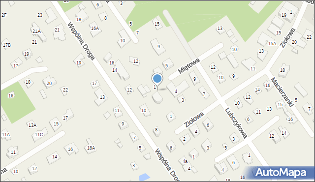 Kamionka, Miętowa, 2, mapa Kamionka