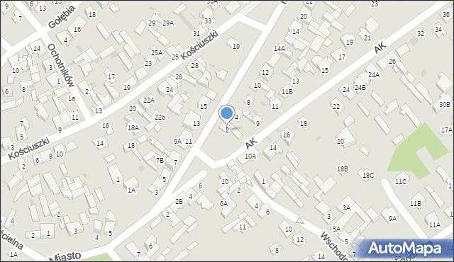 Karczew, Mickiewicza Adama, 2, mapa Karczew