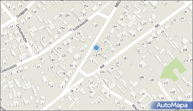 Karczew, Mickiewicza Adama, 4, mapa Karczew