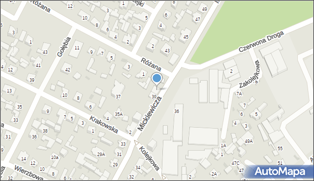 Karczew, Mickiewicza Adama, 41, mapa Karczew