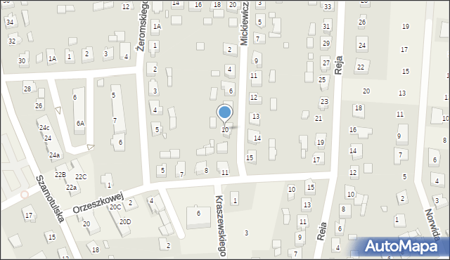 Kaźmierz, Mickiewicza Adama, 10, mapa Kaźmierz