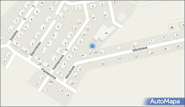 Kaźmierz, Miodowa, 1D, mapa Kaźmierz