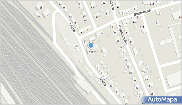 Kędzierzyn-Koźle, Miarki Karola, 29A, mapa Kędzierzyna-Koźle