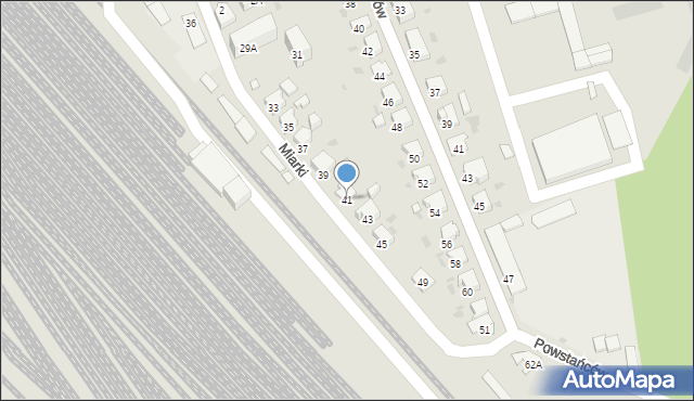 Kędzierzyn-Koźle, Miarki Karola, 41, mapa Kędzierzyna-Koźle