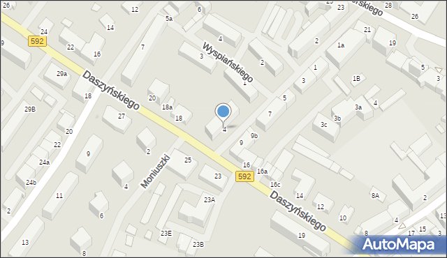 Kętrzyn, Mielczarskiego Romualda, 4, mapa Kętrzyn