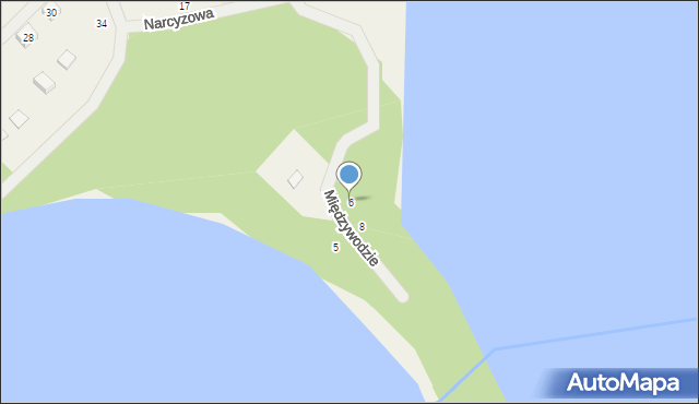 Kielno, Międzywodzie, 6, mapa Kielno