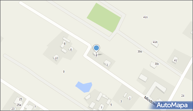 Kleszczewo, Miodowa, 4, mapa Kleszczewo