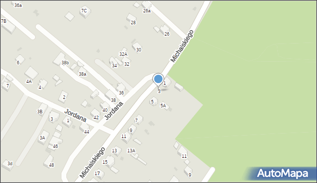 Knurów, Michalskiego Feliksa, 3, mapa Knurów