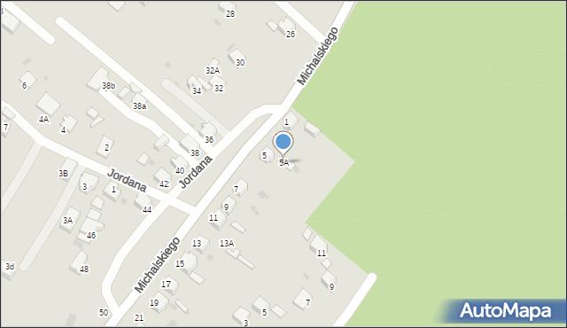 Knurów, Michalskiego Feliksa, 5A, mapa Knurów