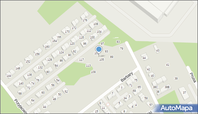 Kobyłka, Mickiewicza Adama, 103, mapa Kobyłka