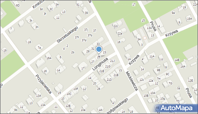 Kobyłka, Mickiewicza Adama, 25, mapa Kobyłka