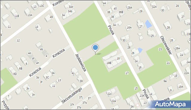 Kobyłka, Mickiewicza Adama, 28b, mapa Kobyłka