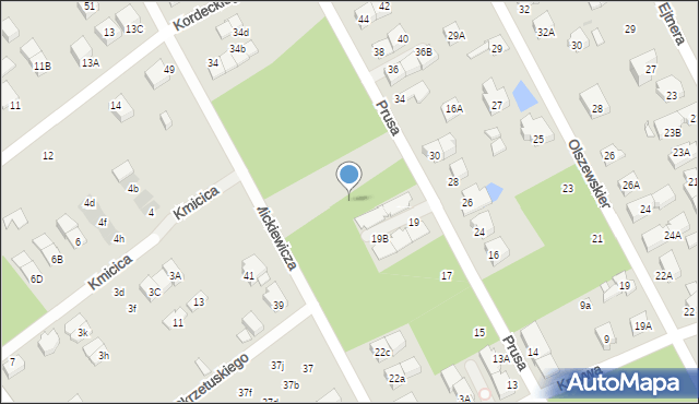 Kobyłka, Mickiewicza Adama, 28c, mapa Kobyłka
