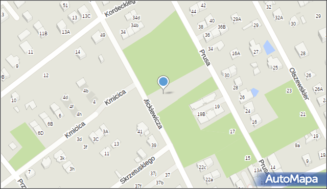 Kobyłka, Mickiewicza Adama, 28g, mapa Kobyłka