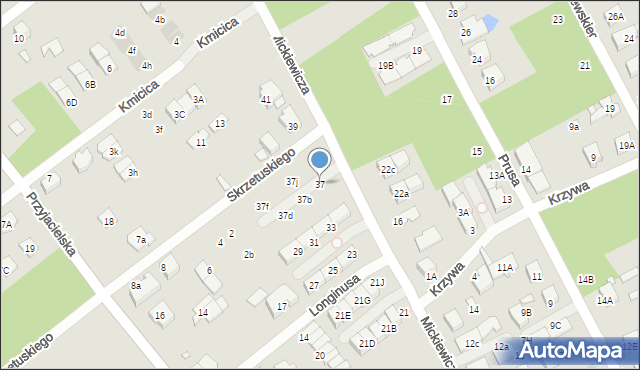 Kobyłka, Mickiewicza Adama, 37, mapa Kobyłka