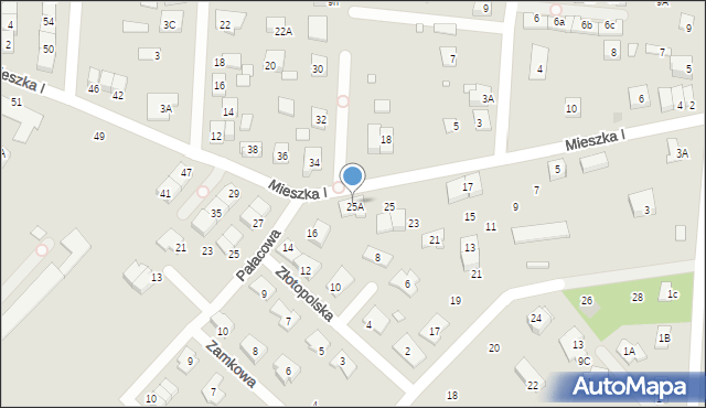 Kobyłka, Mieszka I, 27, mapa Kobyłka